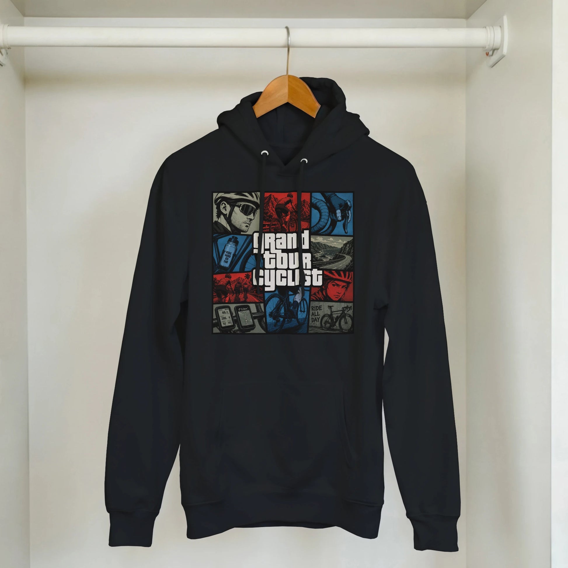 Grand Tour Cyclist GTA Style Bike Hoodie Theft Auto