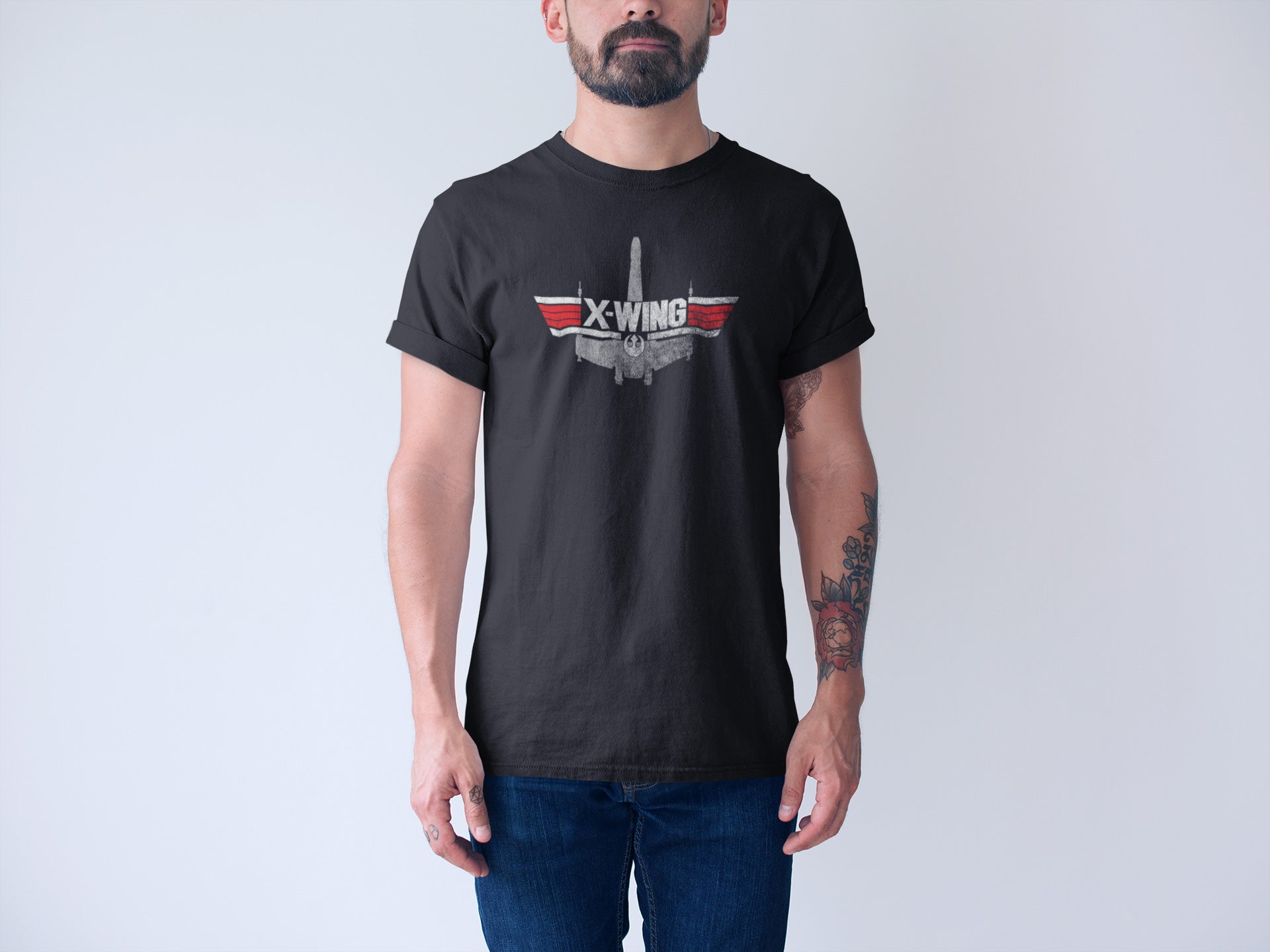 X Wing Star Wars Top Gun style Mash Up T-Shirt