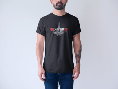 X Wing Star Wars Top Gun style Mash Up T-Shirt