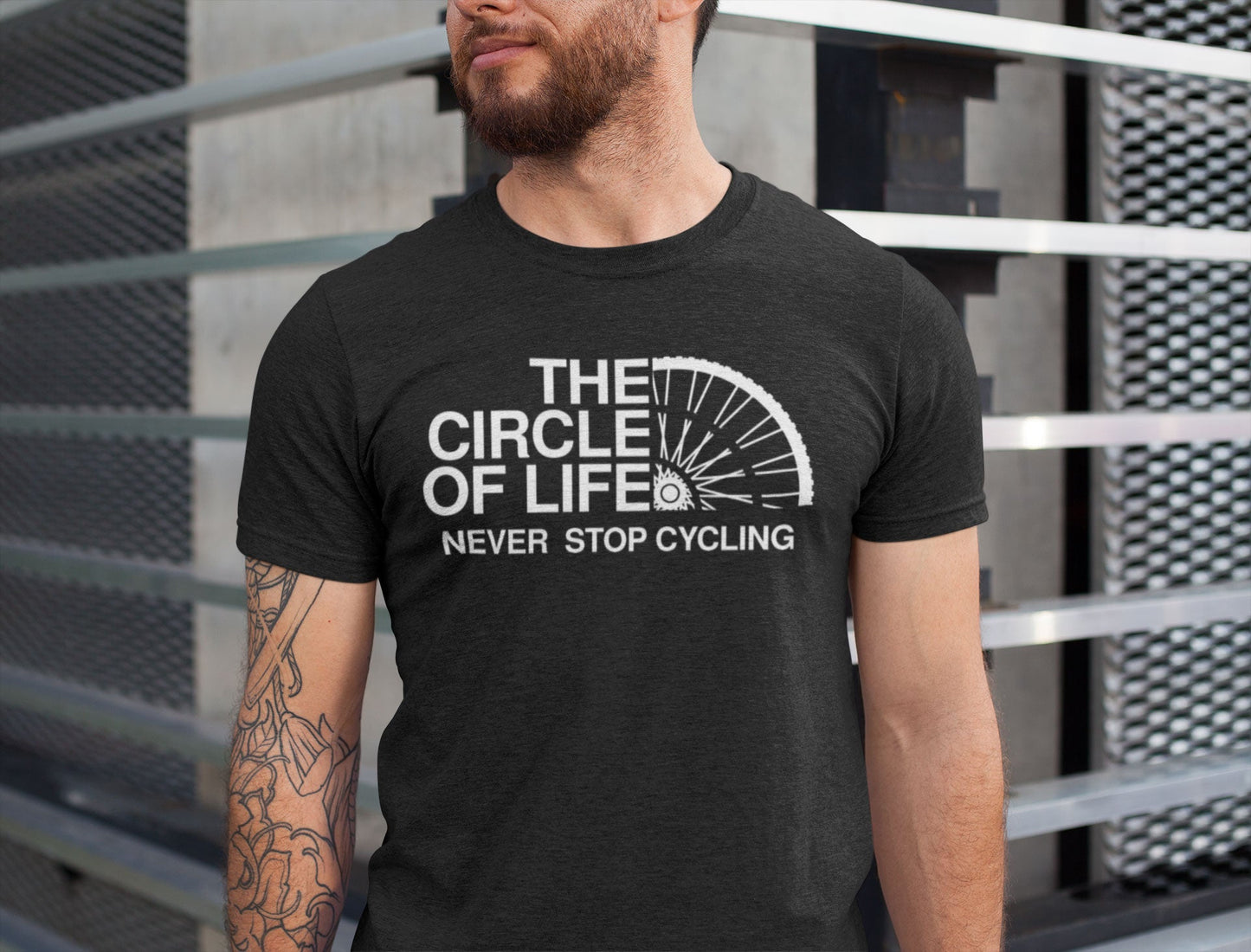 The Circle Of Life Never Stop Cycling Cyclist T-Shirt Giant