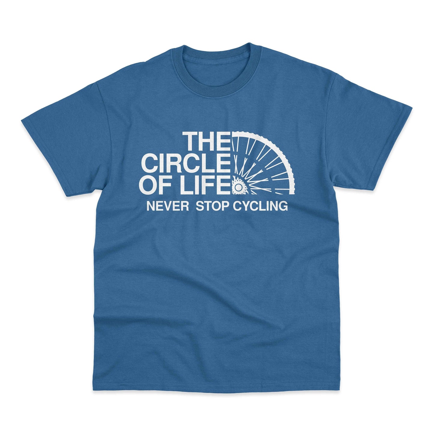 The Circle Of Life Never Stop Cycling Cyclist T-Shirt wahoo