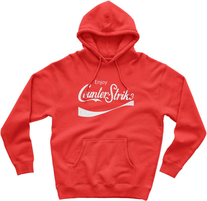 Enjoy Counter Strike Coke Cola Mash Up Gamer Hoodie 